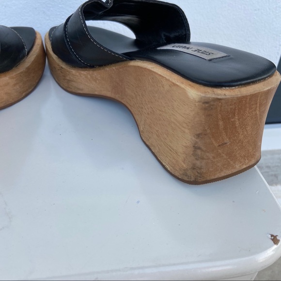 Vintage Steve Madden Clog Platform Slide Sandals - Picture 6 of 8